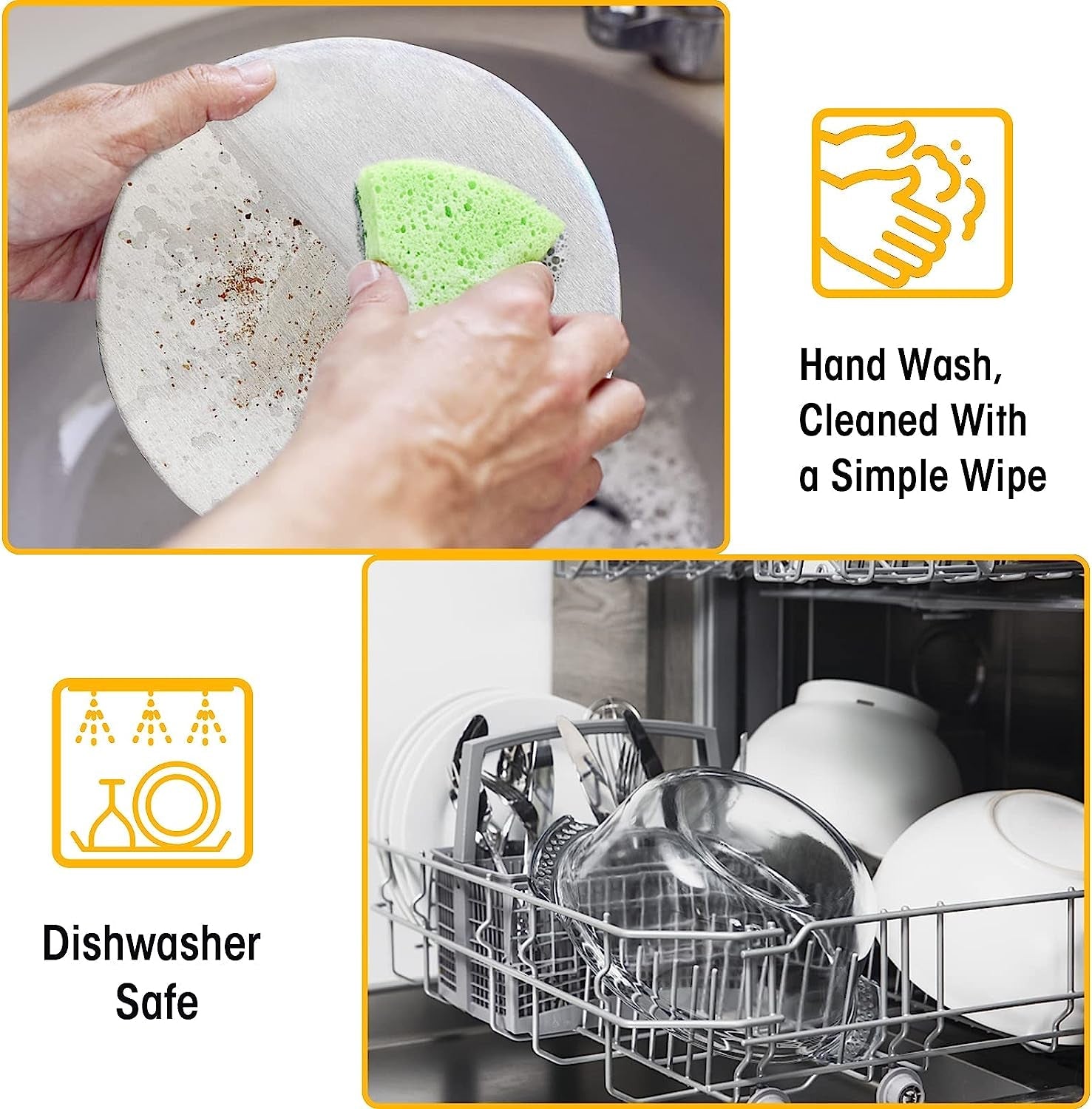 PMYEK Burger Press with Anti-Scald Handle. 5.5 Inch Stainless Steel Burger Smasher. round Non-Stick Hamburger Press for Griddle. Griddle Accessories Kit for Flat Grill Cooking - Image 6