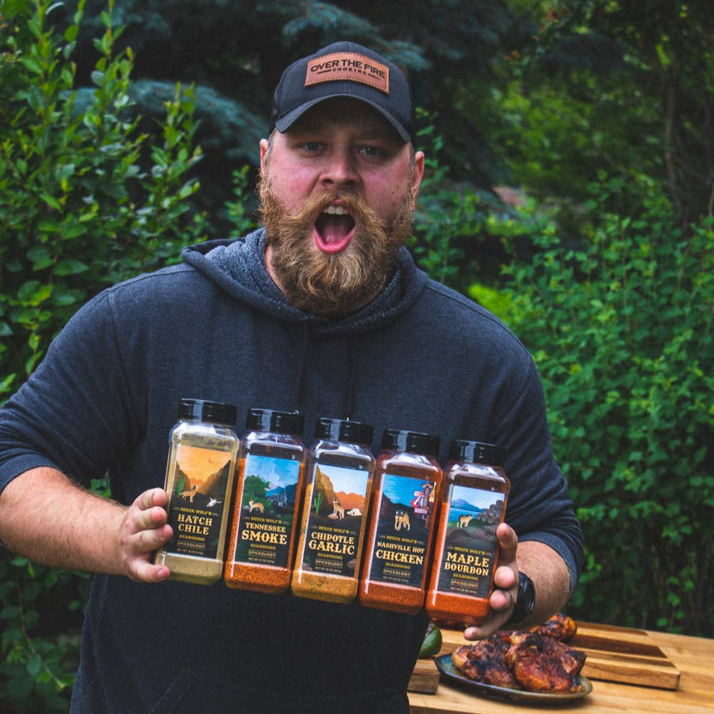 Spiceology & Derek Wolf - Maple Bourbon Seasoning - Sweet & Smoky Barbeque Rubs. Seasonings and Spice Blends - Use On: Ribs. Pork Shoulder. Beef. Bacon. Chicken Wings. Popcorn. Scallops or Duck Breast - 4.2 Oz - Image 5