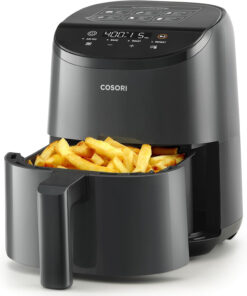 COSORI Air Fryer 2.1 QT – Mini 4‑in‑1. Up to 97% Less Oil. Nonstick Basket. 30 In‑App Recipes. Dishwasher‑Safe