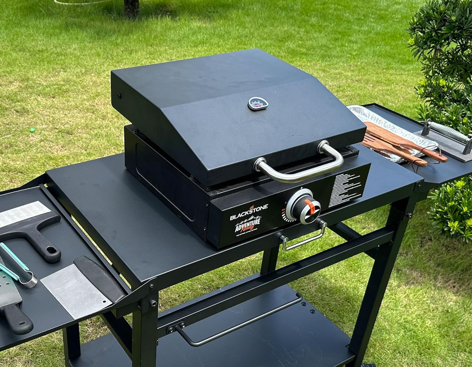 Grill Lid for Blackstone 17 Inch Griddle. Griddle Hood Hard Cover with Temperature Gauge for Blackstone 1832 1971 1814 1650 1900 & Blackstone Adventure Griddle. 17 Flat Top Griddle Lid - Image 3