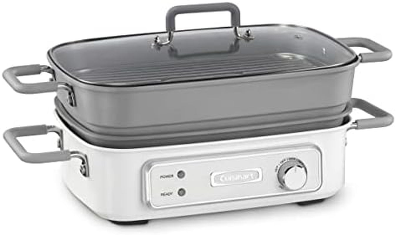 Cuisinart GR-MC3CB STACK5 Multifunctional Grill with Glass Lid - Image 2