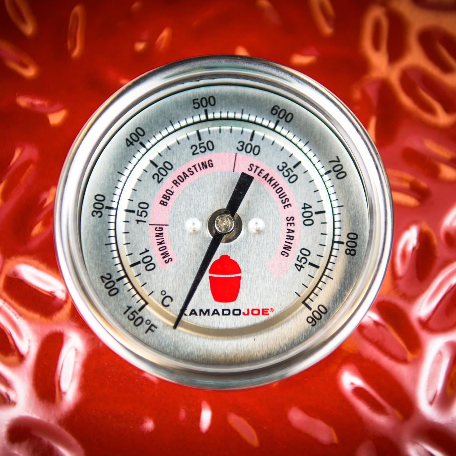 Kamado Joe: Classic Joe III w/ Cart. Hyperbolic Insert. Aluminum Side Shelves. Heat Def. D&C. Tools - Image 16