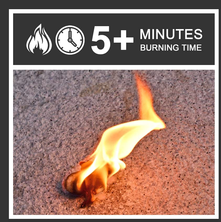 Fire Starters for Campfires. Camping Emergency. Survival. Fire Pits. Grills. Fireplace with 5+ Minute Burn 35 Counts - Image 4