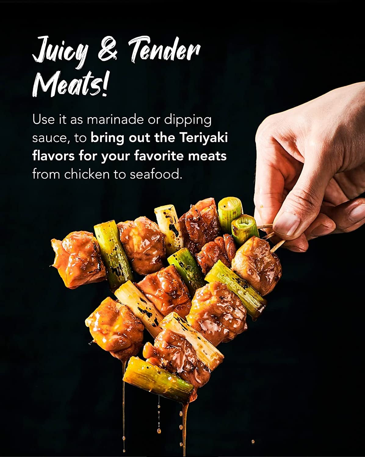 Funtable TERIYAKI SOY SAUCE (Teriyaki. 14.1Oz. Pack of 1) - Korean Authentic Sweet Soy Sauce. Low-Calorie. Ideal for Dipping. Marinating. & Seasoning Korean Bulgogi. Meats. & Grilled Dishes. - Image 3