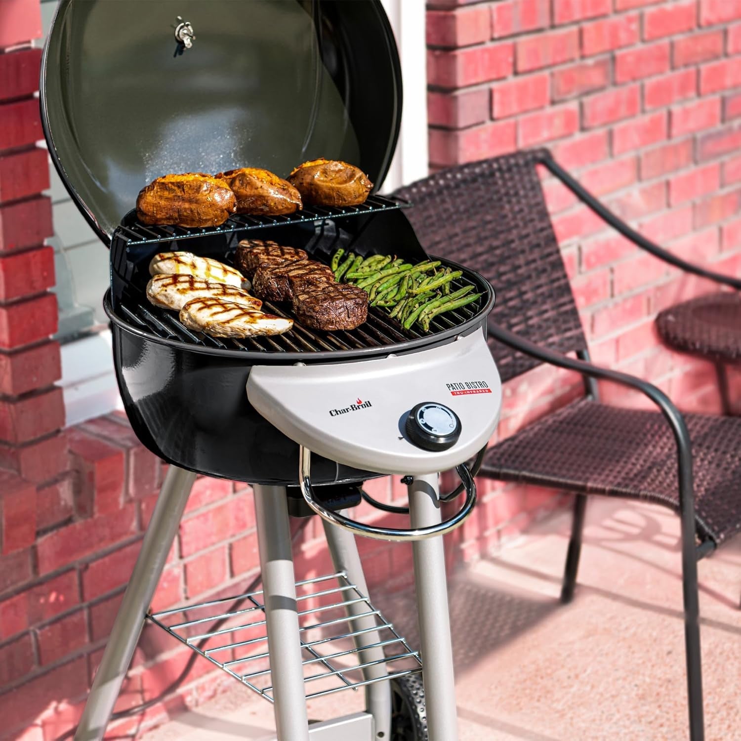 Char-Broil® Patio Bistro® Tru-Infrared Electric Grill. Black - 20602107 - Image 5