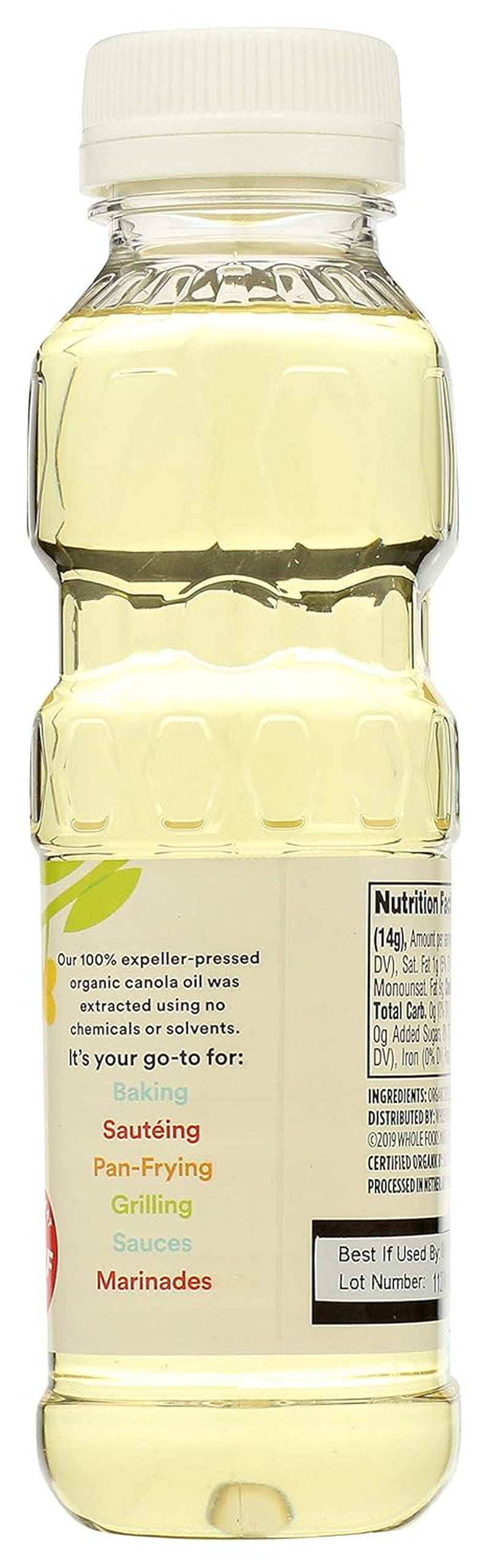 365 by Whole Foods Market. Organic Canola Cooking Oil. 16 Fl Oz - Image 3