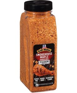 Mccormick Grill Mates Smokehouse Maple Seasoning. 28 Oz - One 28 Ounce Container. Perfect on Pork Chops. Chicken. Burgers and More