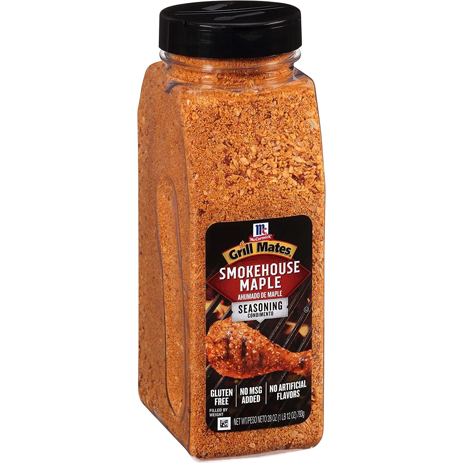 Mccormick Grill Mates Smokehouse Maple Seasoning. 28 Oz - One 28 Ounce Container. Perfect on Pork Chops. Chicken. Burgers and More