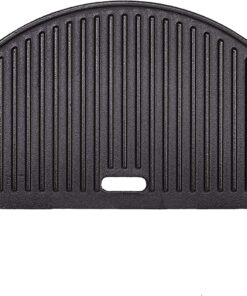 Kamado Joe:  Classic Joe  - Half Moon Cast Iron Reversible Griddle