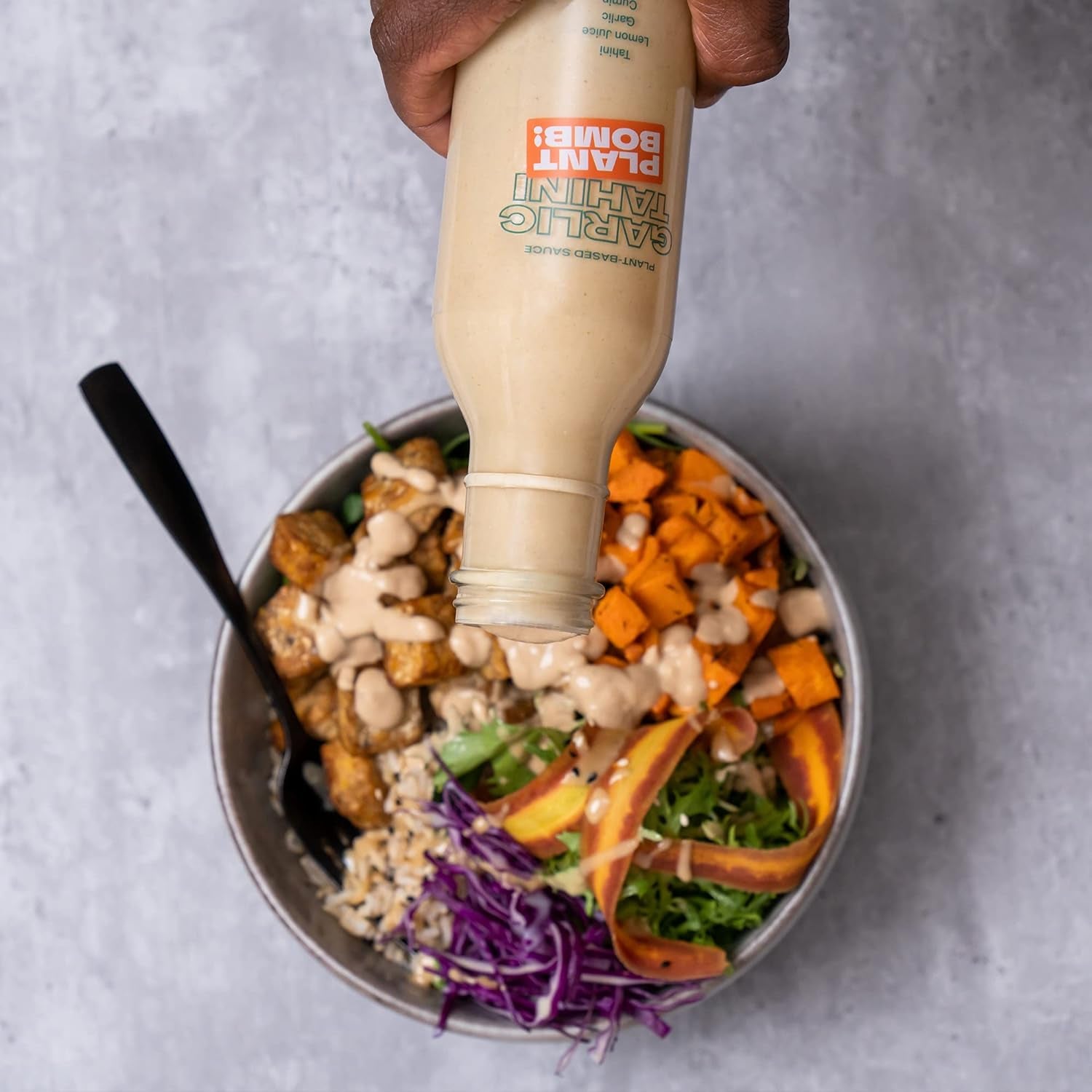 Plant Bomb Garlic Tahini Plant-Based Sauce. Marinade & Dressing - Gluten-Free. Non-Gmo. Dairy-Free. No Sugar Added - Vegan. Paleo. Low Carb. Keto Friendly - 12 Ounce (Pack of 2) - Image 8