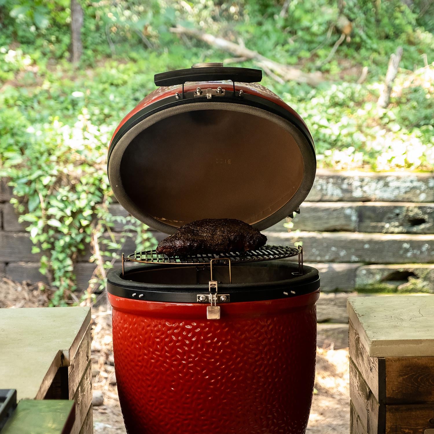 Kamado Joe: Classic Joe III w/ Hyperbolic Insert. Heat Def. D&C. Tools - Image 10