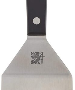 Copco Sabatier Triple Rivet Stainless Steel Wide Turner. 9.65-Inch. Black