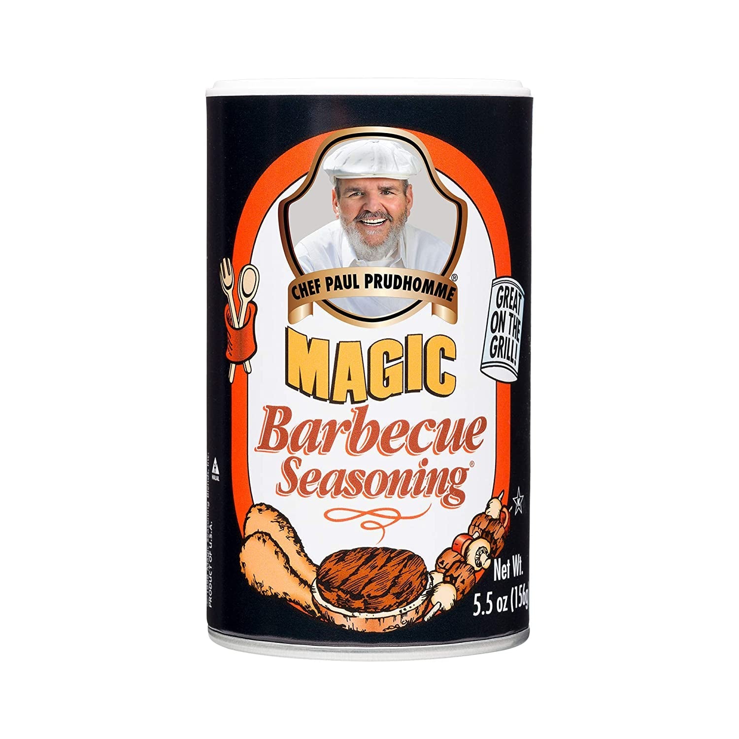 Chef Paul Prudhomme'S ~ Magic Barbecue Seasoning. 5.5-Ounce Canister