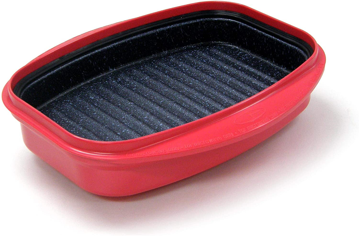Grill Pan for Microwave Cooking. Red - Image 4