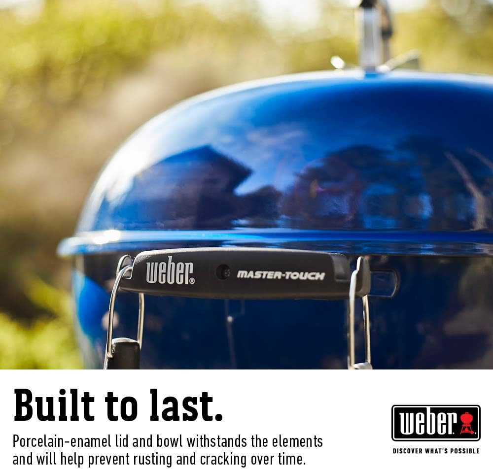 Weber Master-Touch Charcoal Grill. Deep Ocean Blue - Image 8