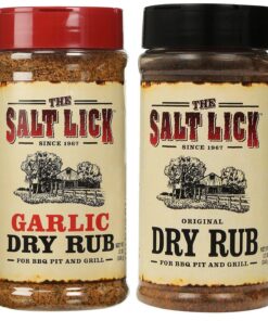 The Salt Lick Original BBQ and Garlic Dry Rub 12 Oz - 2 Pack