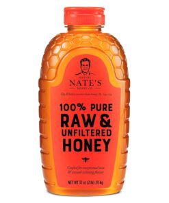Nate'S 100% Pure. Raw & Unfiltered Honey - Award-Winning Taste. 32Oz. Squeeze Bottle