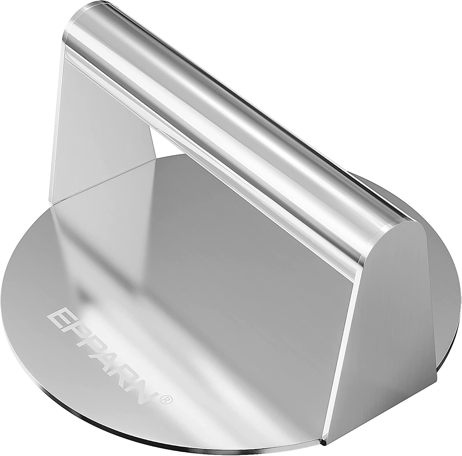 EPPARN Enlarged 6.3 Inch Smash Burger Press. Stainless Steel Burger Smasher for Griddle. Hamburger Press. Grill Press Bacon Press. Burger Press Smashburger
