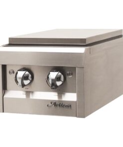 Artisan:  Professional Series Double Side Burner- Built-In