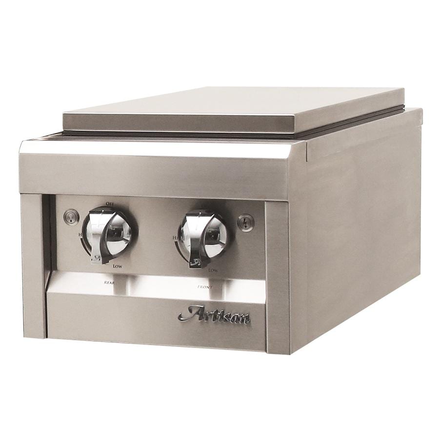 Artisan: Professional Series Double Side Burner- Built-In