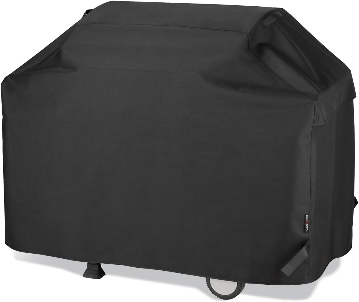 Unicook Heavy Duty Waterproof Barbecue Gas Grill Cover. 65-Inch BBQ Cover. Special Fade and UV Resistant Material. Durable and Convenient. Fits Grills of Weber Char-Broil Nexgrill Brinkmann and More