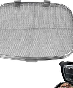 Replacement Splatter Shield for Ninja Foodi Ag301.Accessories for Ninja Foodi 5-In-1 Indoor Grill. Stainless Steel Fine Mesh Splatter Screen for Ninja Foodi AG300. AG300C.AG301C. AG302. AG400