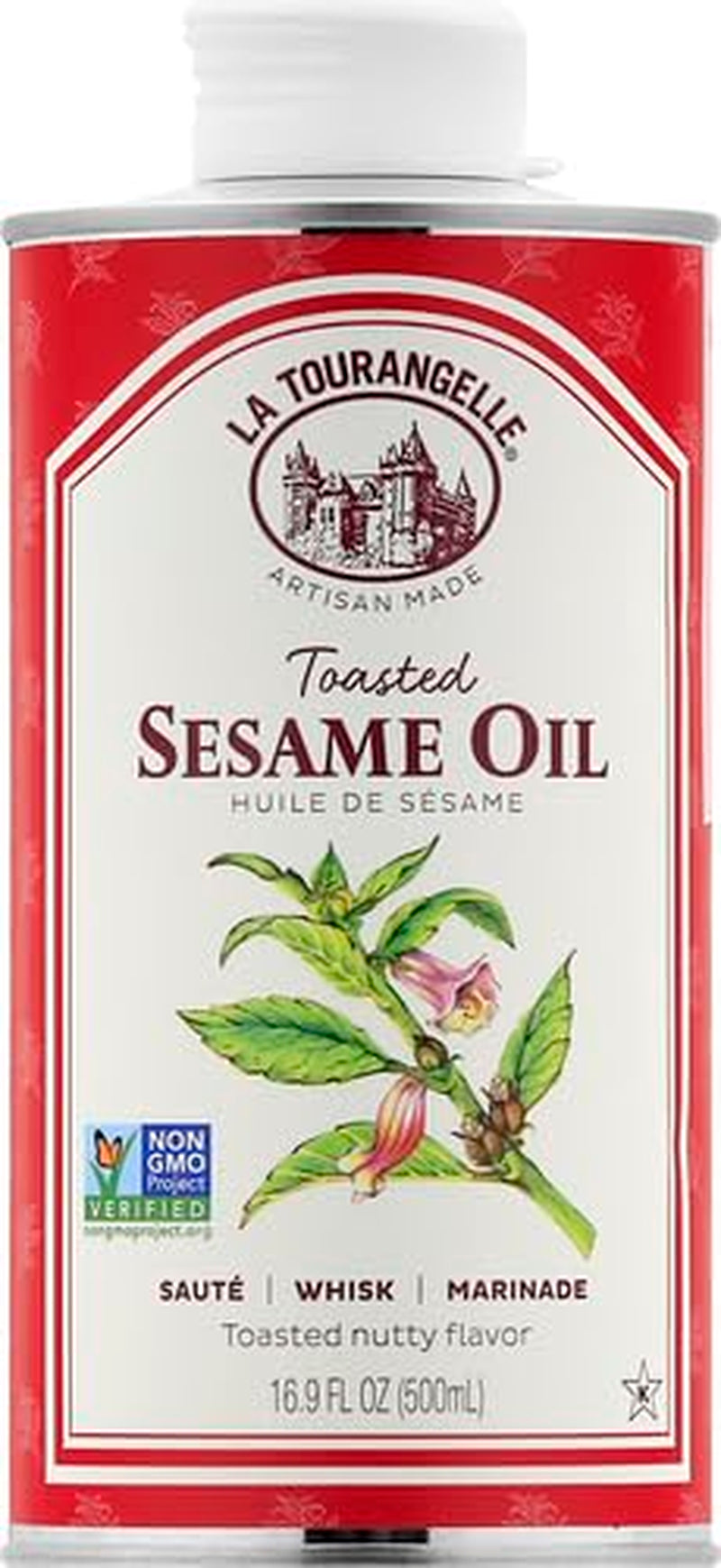 La Tourangelle. Toasted Sesame Oil. Great for Cooking. Add to Noodles. Stir-Fry. Vegetables. Vinaigrettes. and Marinades. 16.9 Fl Oz - Image 2