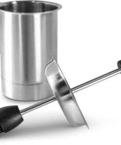 Bellemain Basting Pot and Brush Set - Silicone Basting Brush for Cooking. Smoking - Barbecue Brush for Sauce. BBQ Basting Brush for Grill - Meat Brush for Basting. BBQ Sauce Pot. Meat Baster Set