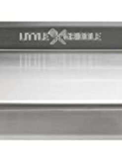 Griddle-Q GQ230 100% Stainless Steel Professional Quality Griddle with Even Heat Cross Bracing and Removable Handles for Charcoal/Gas Grills. Camping. Tailgating. Parties (25X16X6.5)