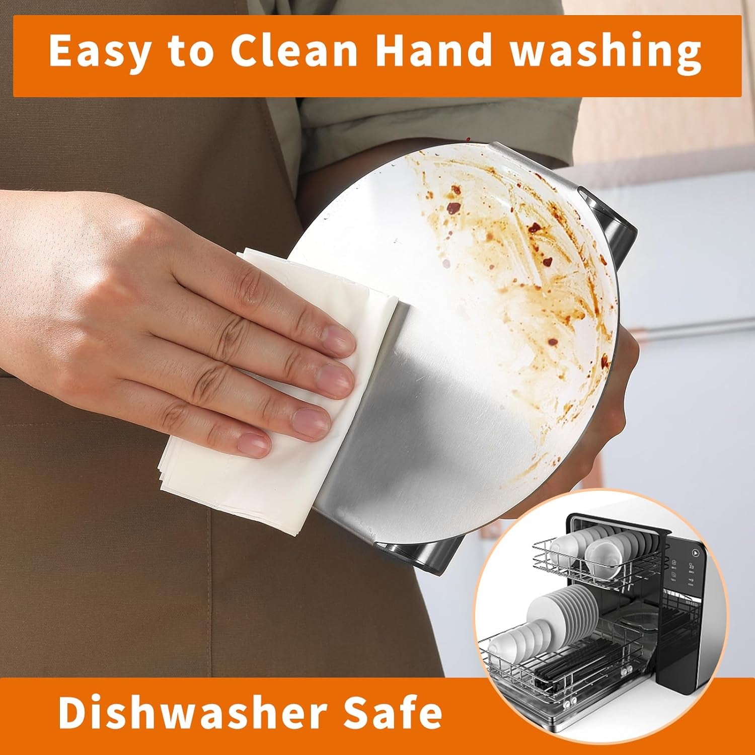 ALLTOP Smash Burger Press.Stainless Steel Non-Stick Smasher Hamburger Press -Patty Maker for Flat Top Griddle.Grill.Bbq - round Kitchen Tool (5.5 Inch) - Image 5