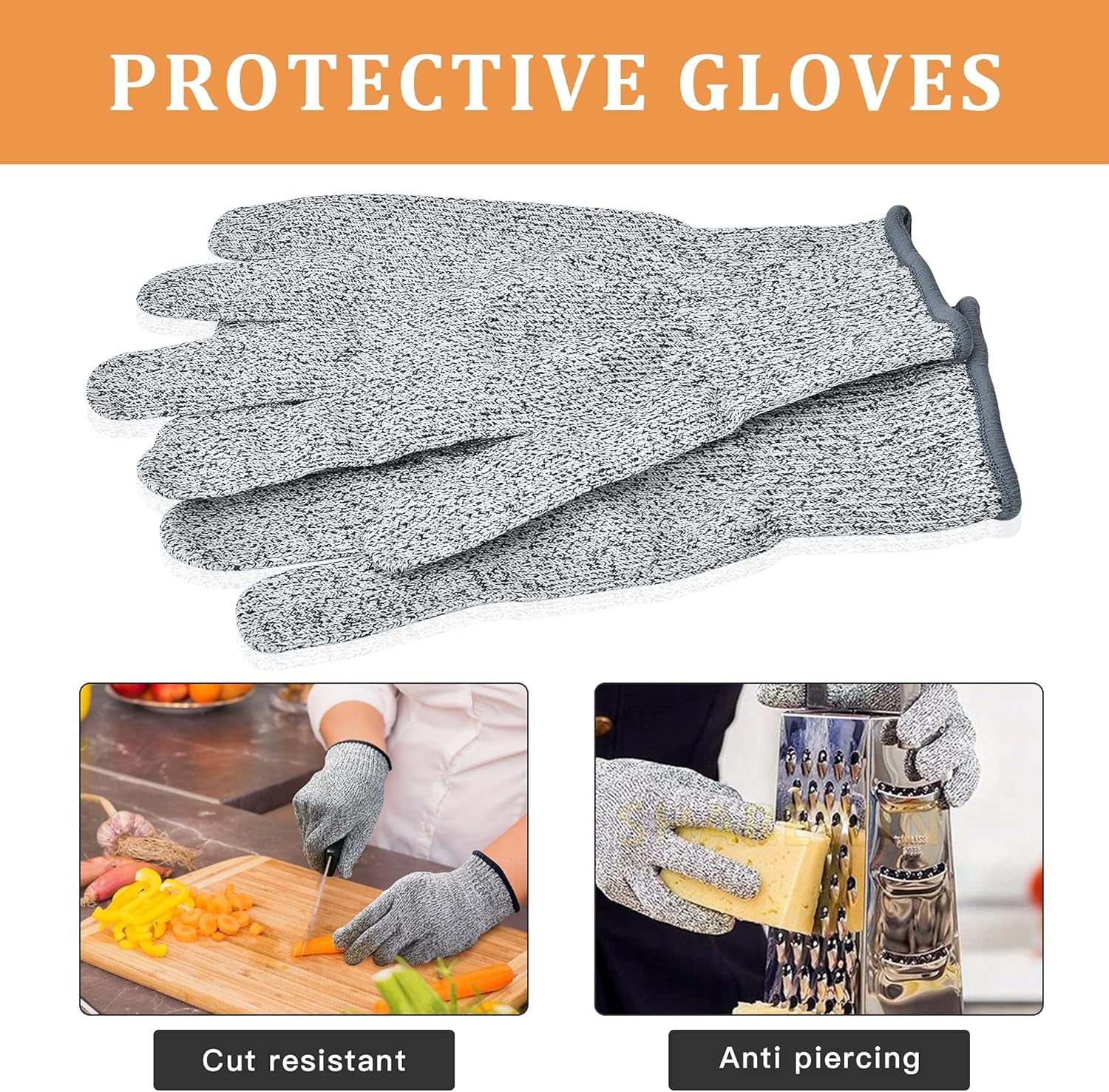 7‑Piece Fish Scaler & Cleaning Set – Stainless Steel Removers. Peeler. Fish Tweezers & Gray Mitten - Image 6