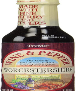 Try Me Wine & Pepper Worcestershire Sauce 5Oz (Pack of 6)