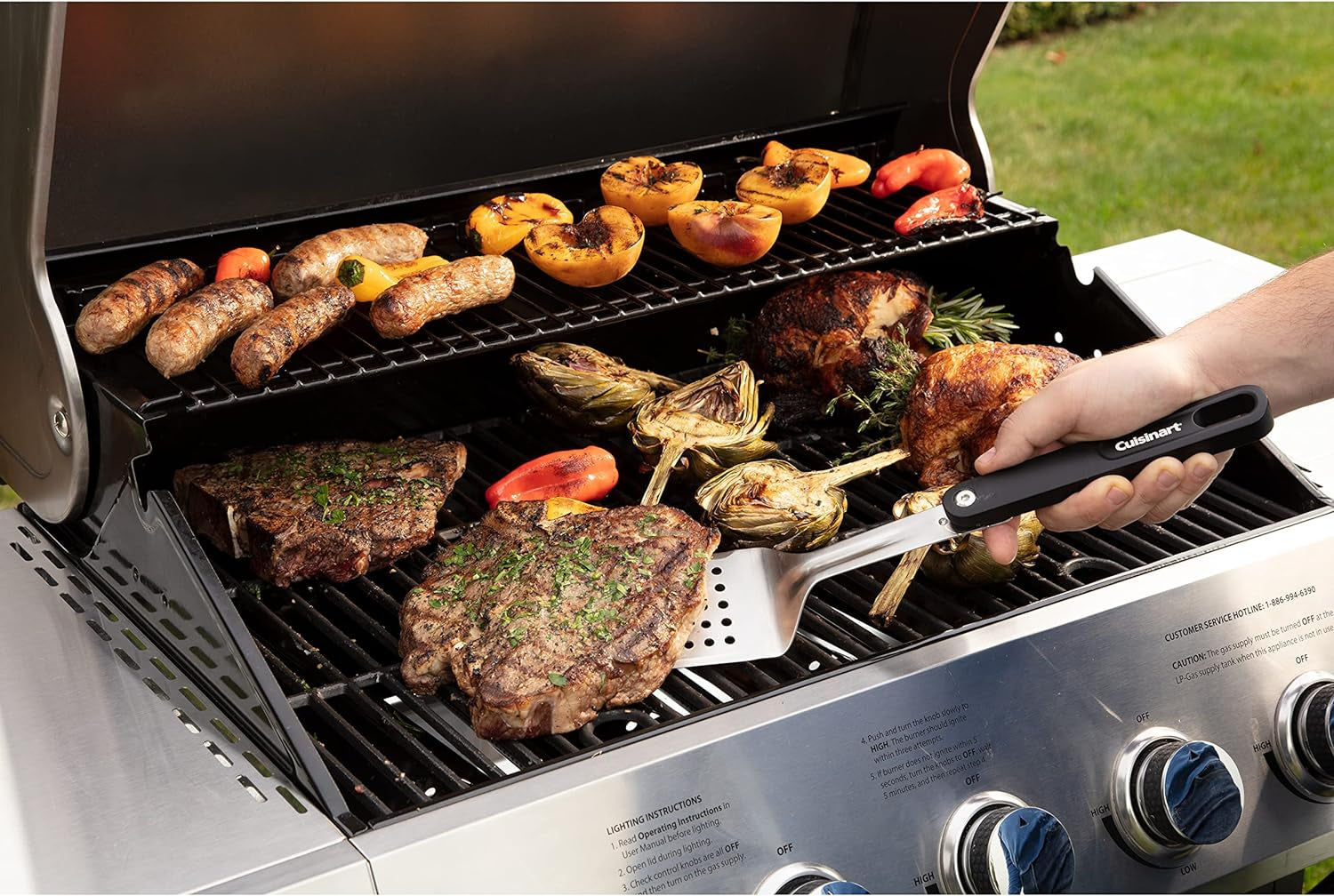 CGS-1000 4-Piece Folding Grill Tool Set - Image 9