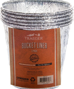 Traeger Grease Bucket Liner. 5 Count (Pack of 1)