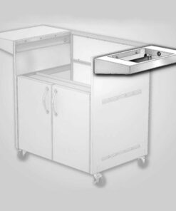 Artisan:  Grill Accessories: ART-SB1 shelf mount for Cart use