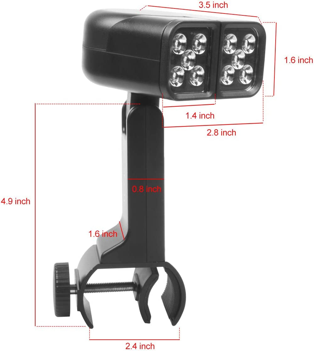 Barbecue Grill Light.Touch Switch with 10 Super Bright LED Lights. Which Can Be Rotated at Multiple Angles.Waterproof & Heat Resistant for Gas/Charcoal/Electric Grill Working/Reading/Camping/Bbq Pit - Image 7