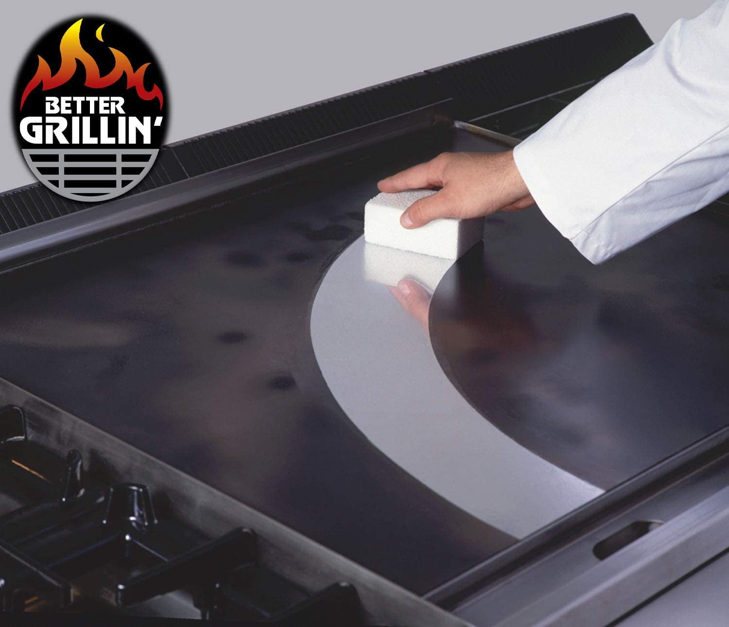 Better Grillin Scrubbin Stone Grill Cleaner Handle-Protect Hands & Nails When Scouring Grill with Three Scrubbin Stone - Image 9