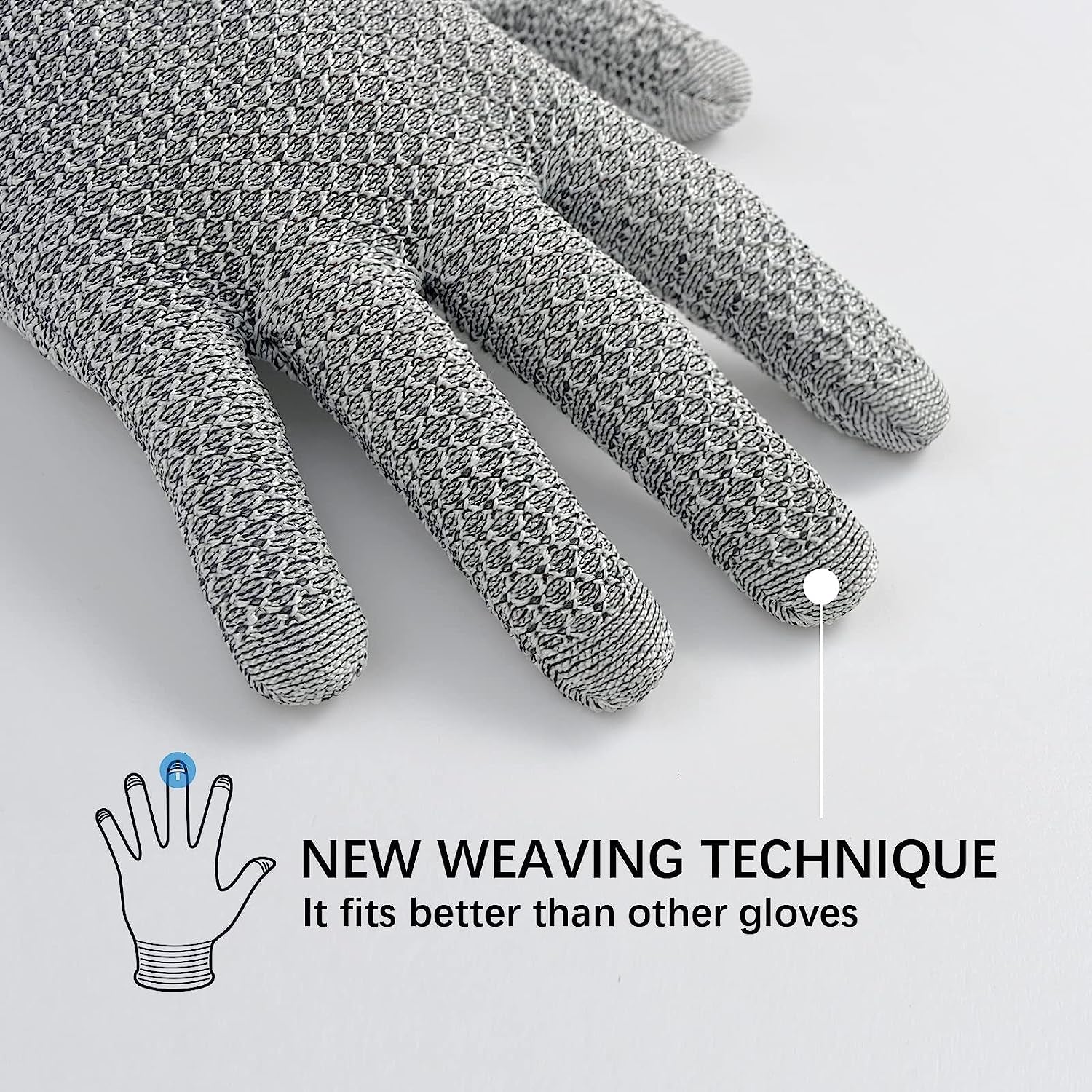 Cut Resistant Gloves. EN388 Level 5 Cut Resistant Gloves. No Cut Gloves. Cut Proof Gloves. Food Grade - Image 2