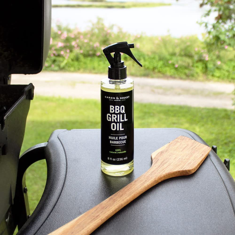 - BBQ Grill Cleaner Oil | 100% Plant-Based & Vegan | Best for Cleaning Barbeque Grills & Grates | Use with Wooden Scrapers. Brushes. Accessories & Tools | Great Gift for Dad! (8Oz) - Image 2