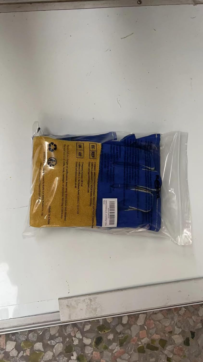 Welding Gloves Blue 16 Inches.932℉. Leather Forge/Mig/Stick Welding Gloves Heat/Fire Resistant. Mitts for Oven/Grill/Fireplace/Furnace/Stove/Pot Holder/Bbq/Animal Handling - Image 8