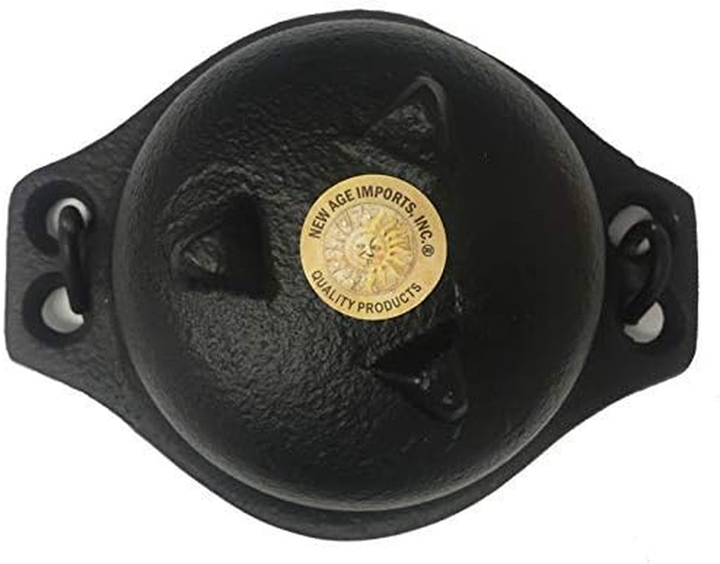 Cast Iron Cauldron W/Handle. Ideal for Smudging. Incense Burning. Ritual Purpose. Decoration. Candle Holder. Etc. (4 Diameter Handle to Handle. 2.5 inside Diameter) - Image 2