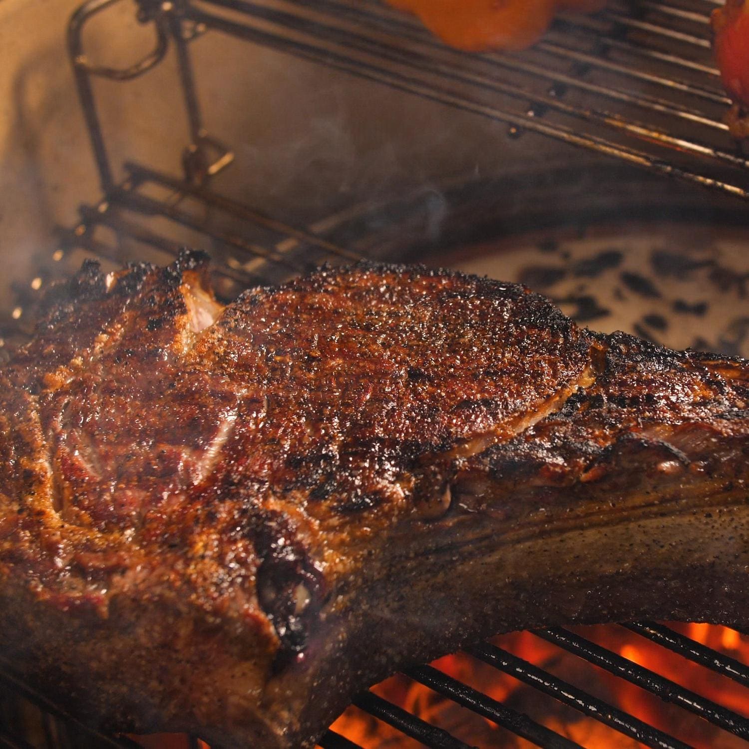 Kamado Joe: Big Joe III w/ Cart. Hyperbolic Insert. Aluminum Side Shelves. Heat Def. D&C. Tools - Image 24