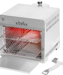 Portable Infrared Broiler Propane Gas Grill. 1500 Degree Stainless Steel Tabletop Quick Cooking Steak Grill for Meat. Seafood. Veggies