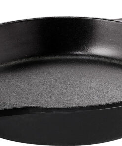 Utopia Kitchen Cast Iron Frying Pan 12 Inch. Cast Iron Chefs Pan. Pre Seasoned Skillet. Safe Grill Cookware for Indoor & Outdoor Use. Black