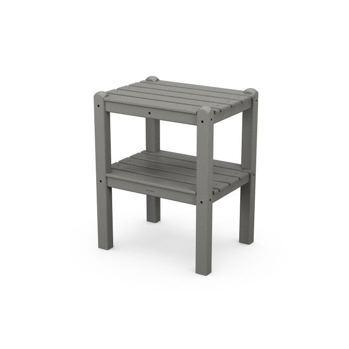 Polywood: POLYWOOD Two Shelf Side Table in Sand - Image 11