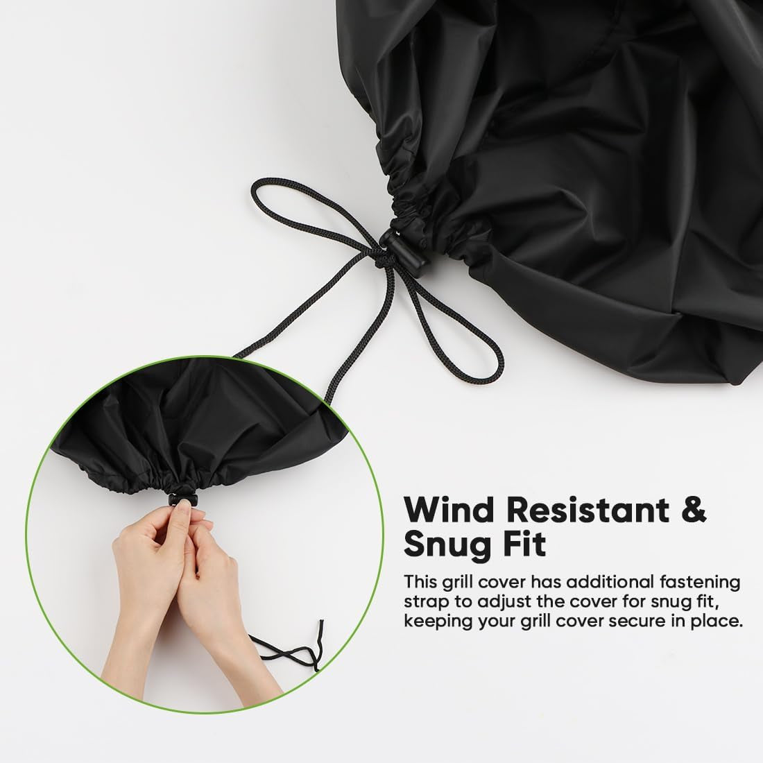 Icover Grill Cover for Ninja. Heavy Duty Waterproof BBQ Cover for Ninja Woodfire Outdoor Grill OG700 Series Barbecue Cover with Drawstring - Image 3