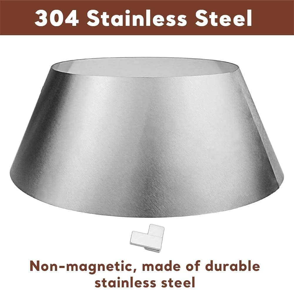 Uniflasy BBQ Whirlpool for Weber Kettle 22. 26.75 Inches WSM Weber Smokey Mountain for Big Green Egg XL Kamado Cone Kettle Charcoal Grill Accessories for Weber Master Touch 22 - Image 5