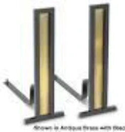 Pilgrim: Grand Tower  - Antique Brass  Black - 6W x 16H x 14.6D