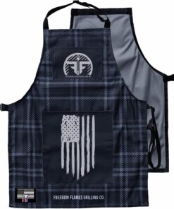 BBQ Grill Apron | Made in the USA | Kitchen Apron with Pockets | Grilling Accessory for Barbecue & Meat Smoker