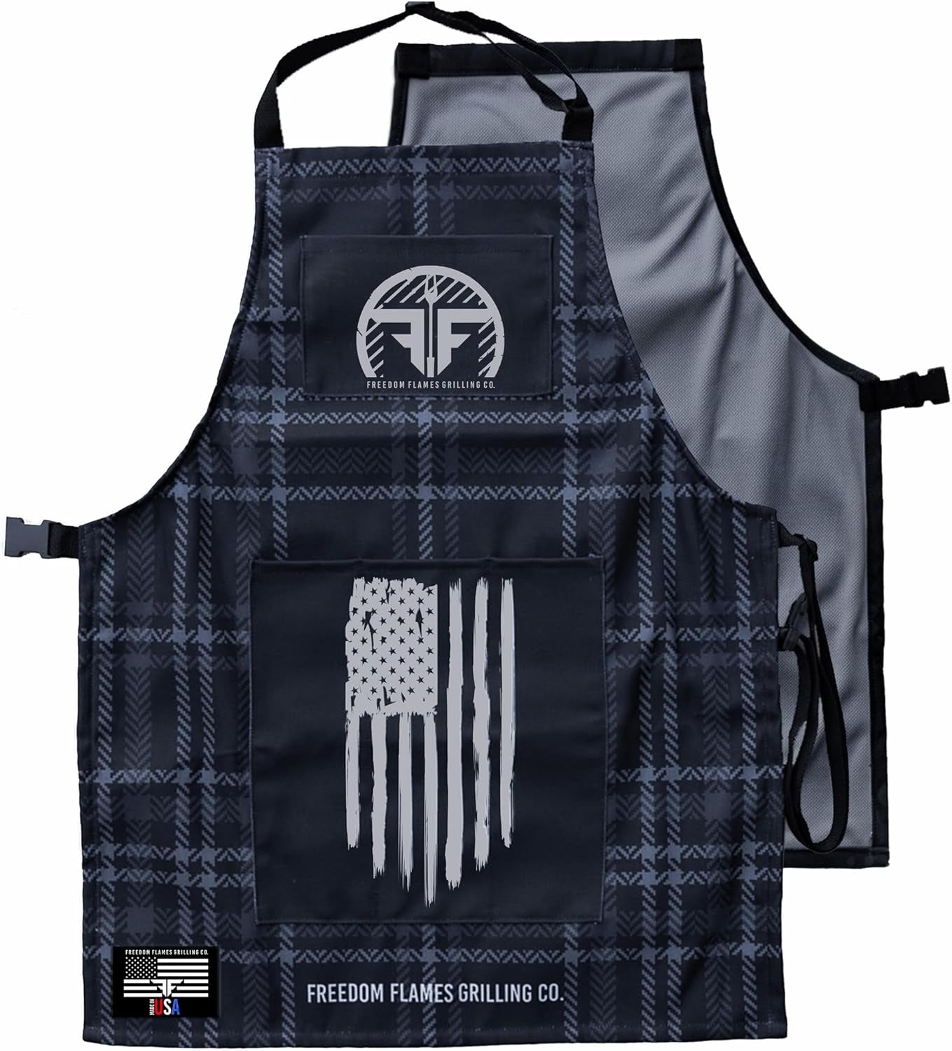 BBQ Grill Apron | Made in the USA | Kitchen Apron with Pockets | Grilling Accessory for Barbecue & Meat Smoker - Image 10